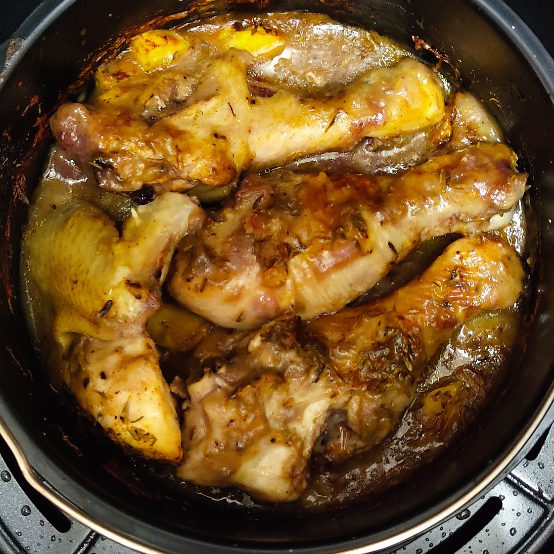 Gravy Baked Chicken (thighs & drumsticks) - 5 min prep!