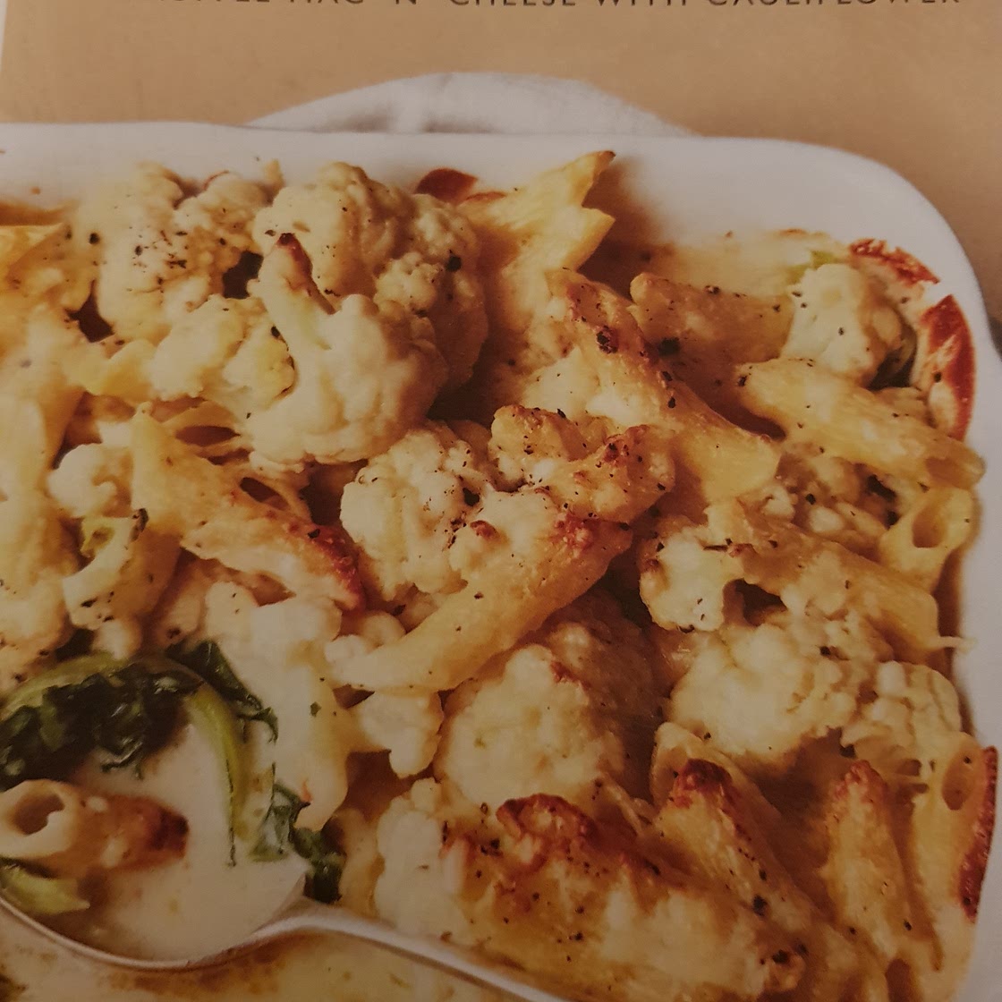Truffle Mac 'n' Cheese Cauliflower Bake