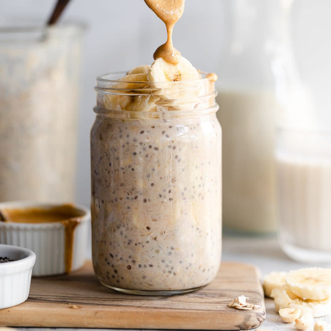 PB2 & Banana overnight oats