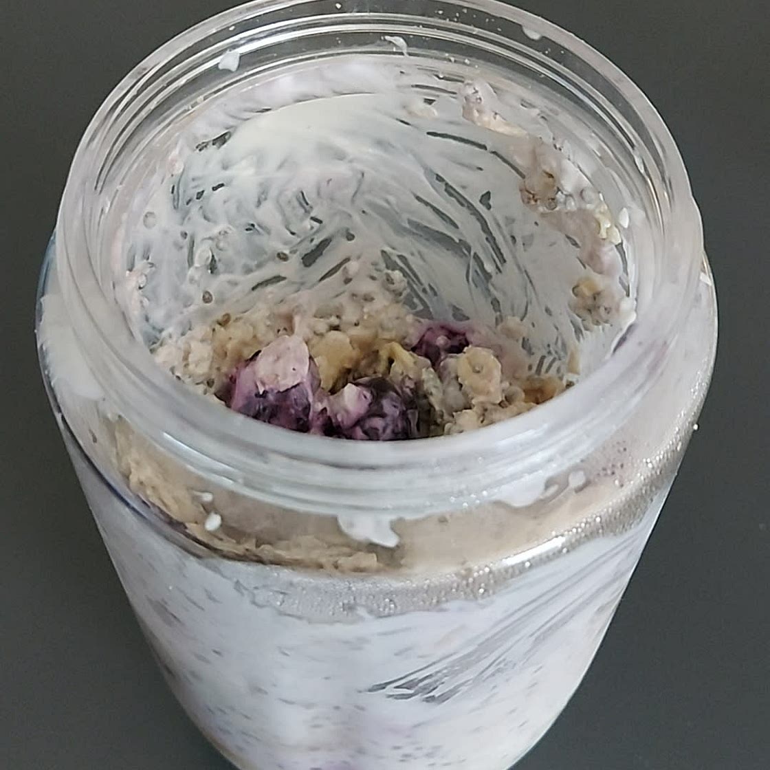 Blueberry Maple Refrigerator Oatmeal