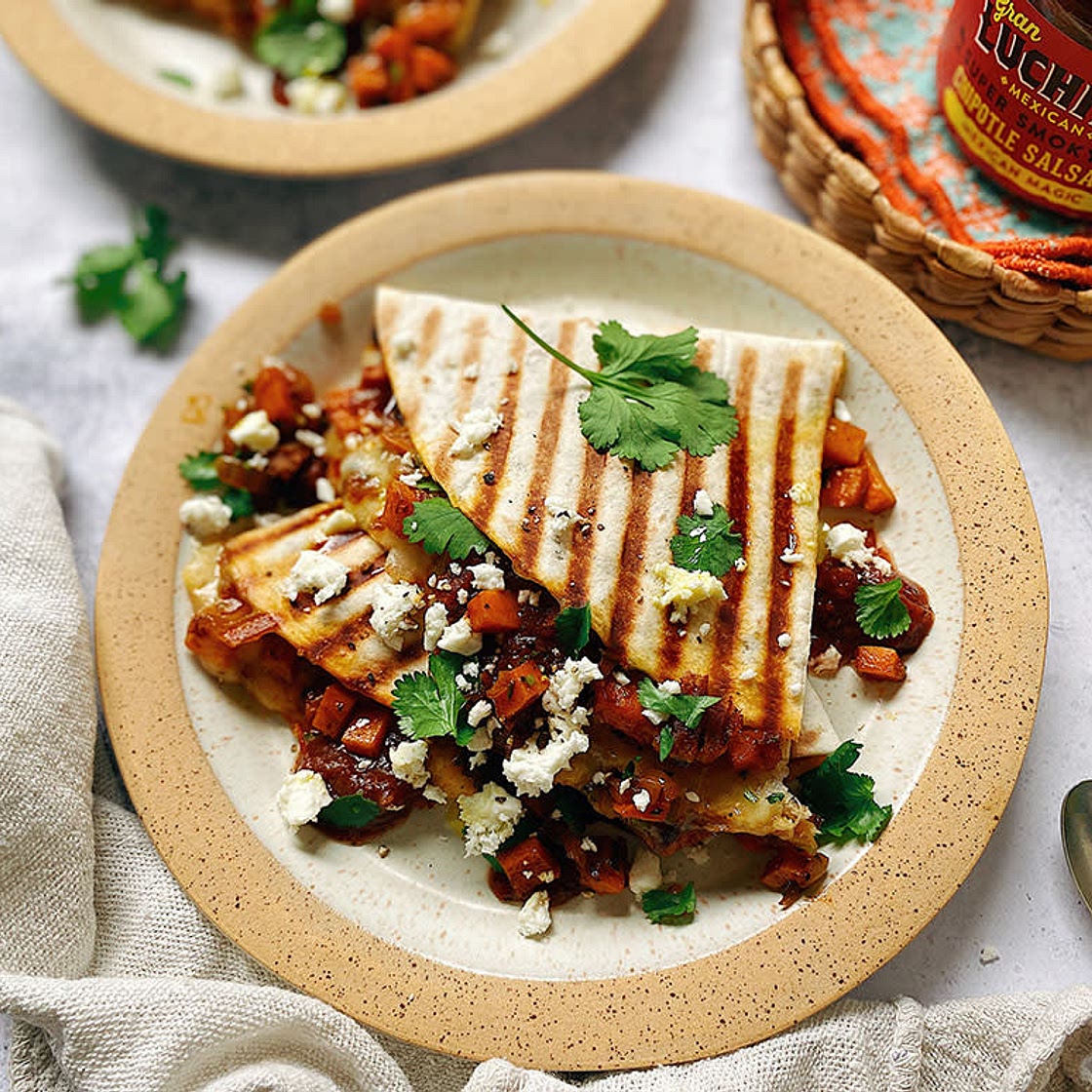 Sweet Potato Quesadilla