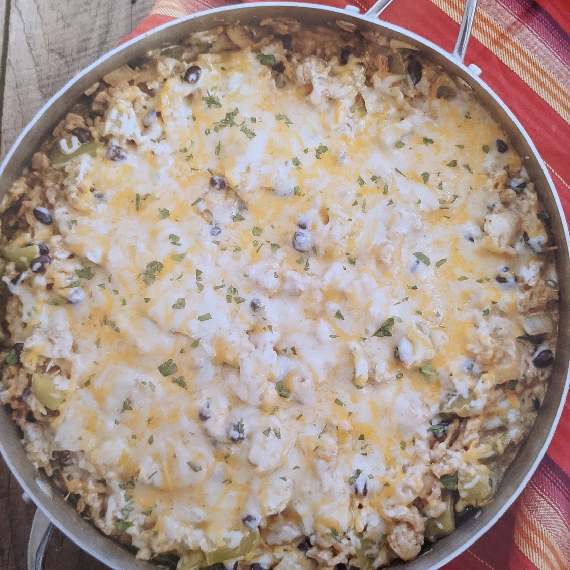 Cheesy Enchilada Skillet