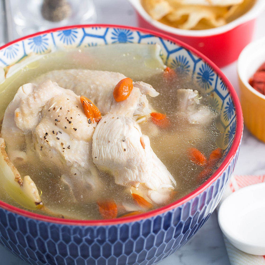 Chicken Soup with Goji Berries