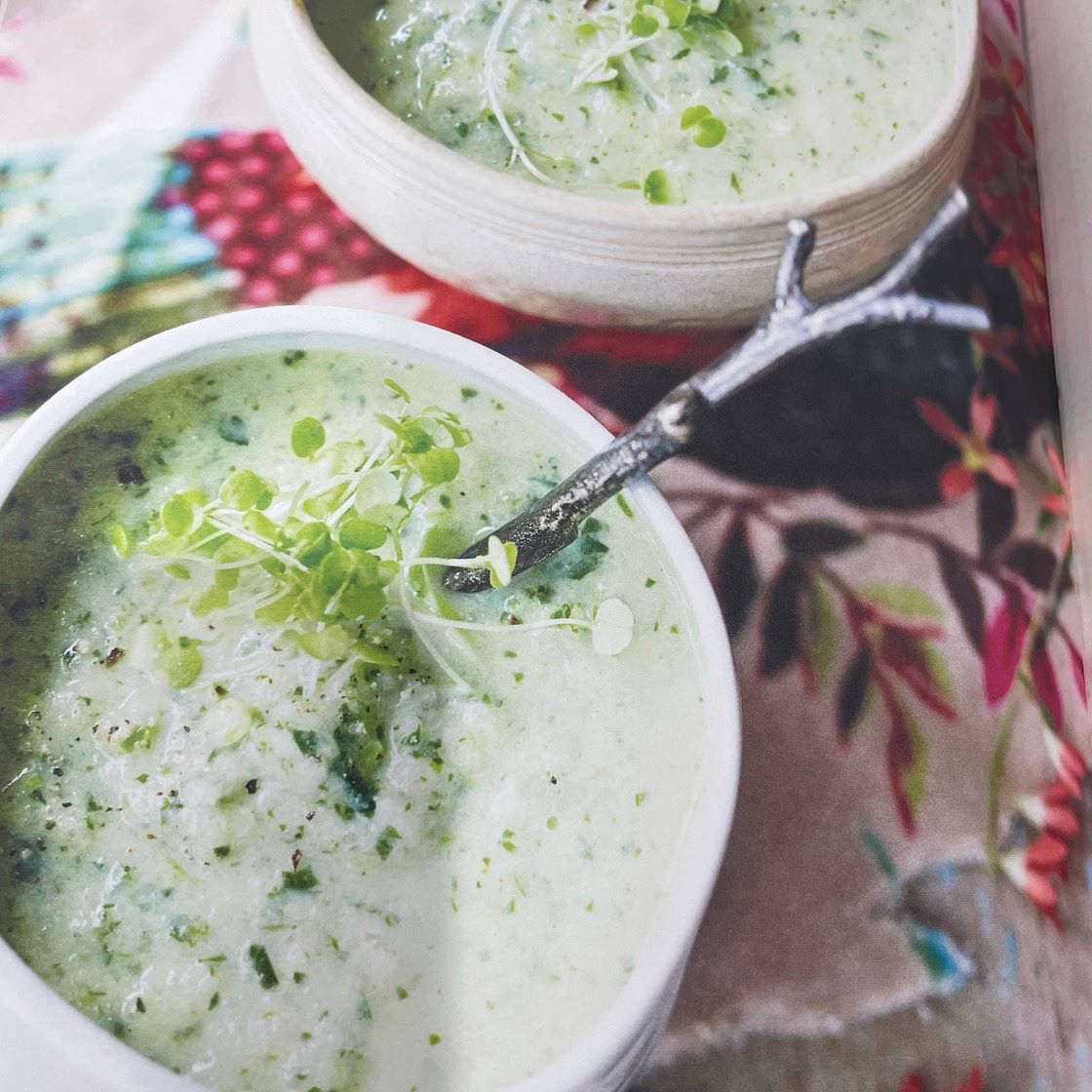 Watercress, Leek and Coconut Soup