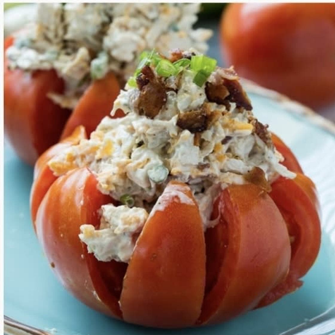 Bacon Cheddar Ranch Chicken Salad - Spicy Southern Kitchen