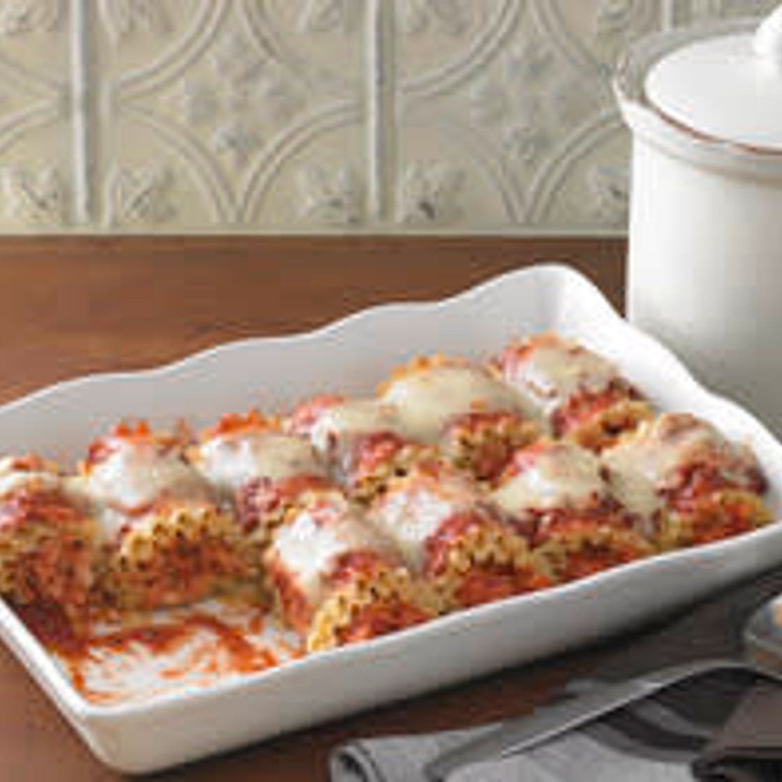 Spicy Chicken Lasagna Roll-Up