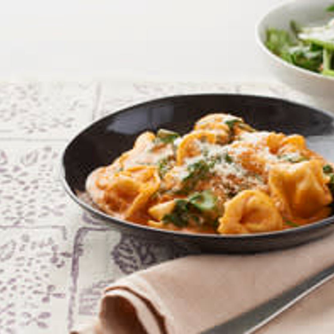 Tortellini in Creamy Rose Sauce