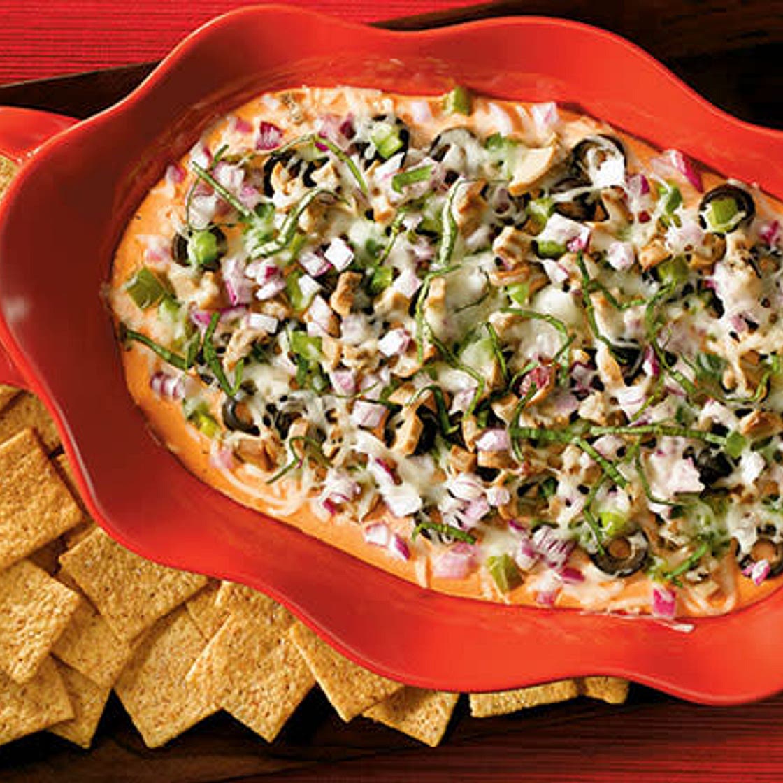 Veggie Pizza Dip