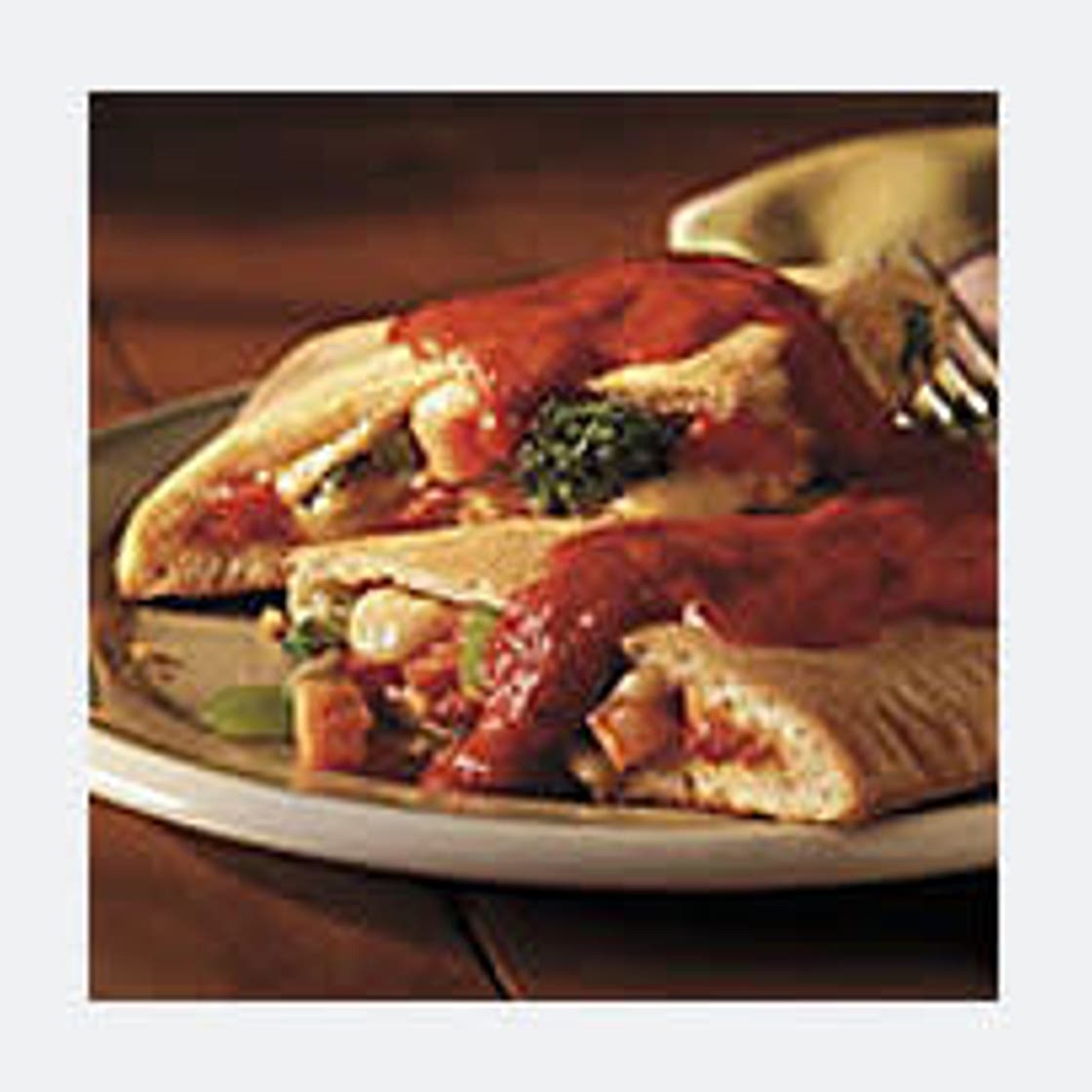 Family-Size Veggie Calzone