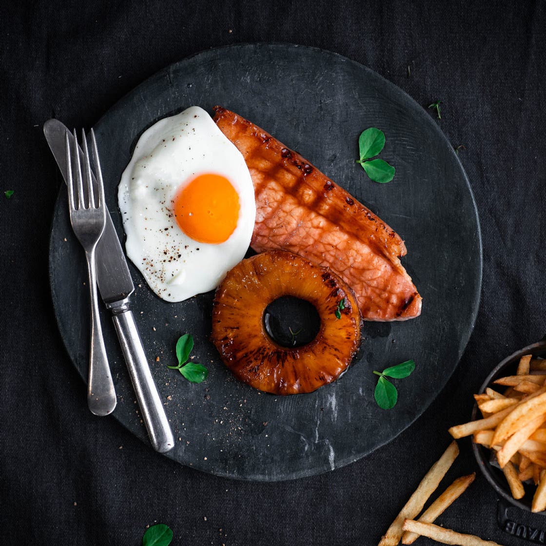 Gammon Steak & Spiced Pineapple