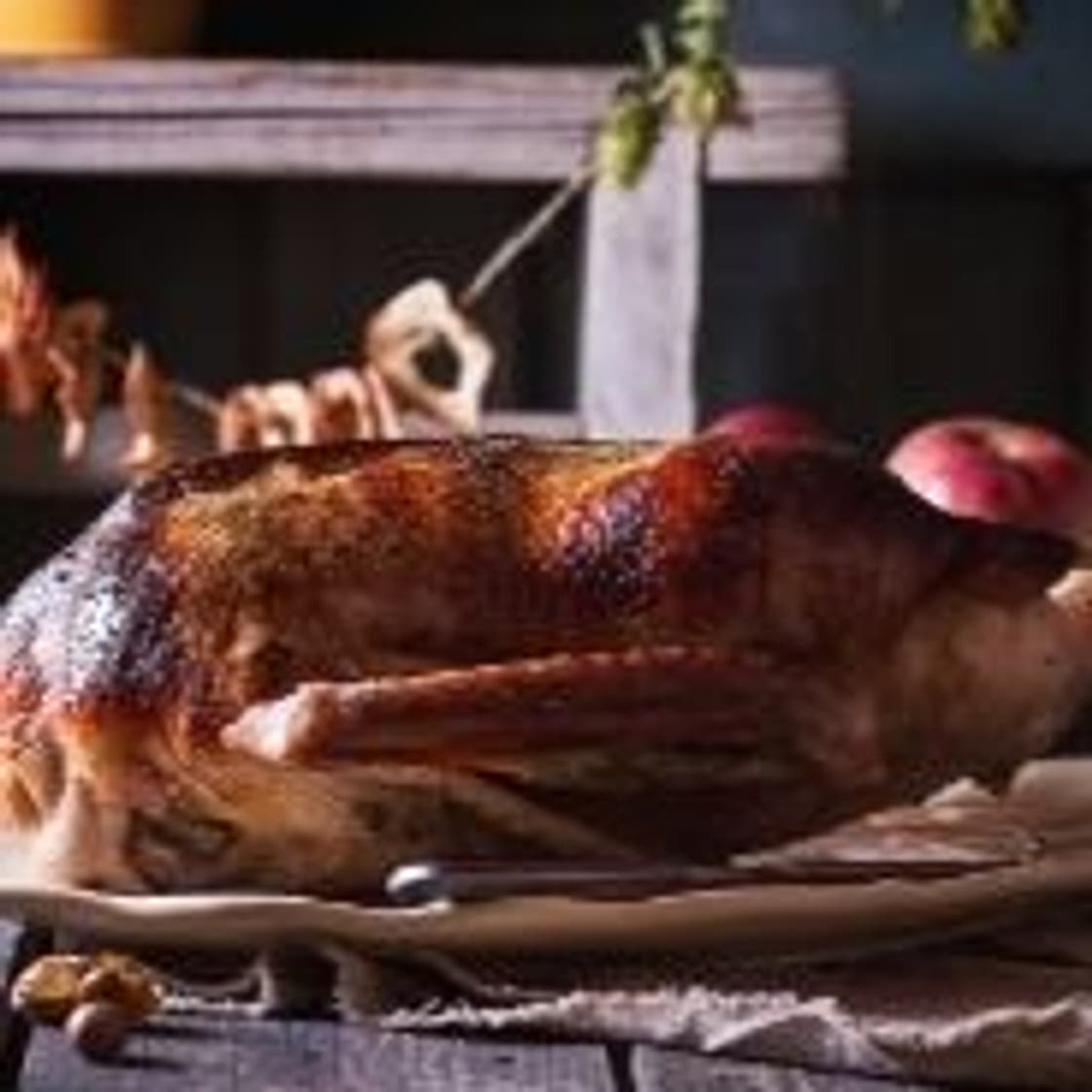 goose with apples