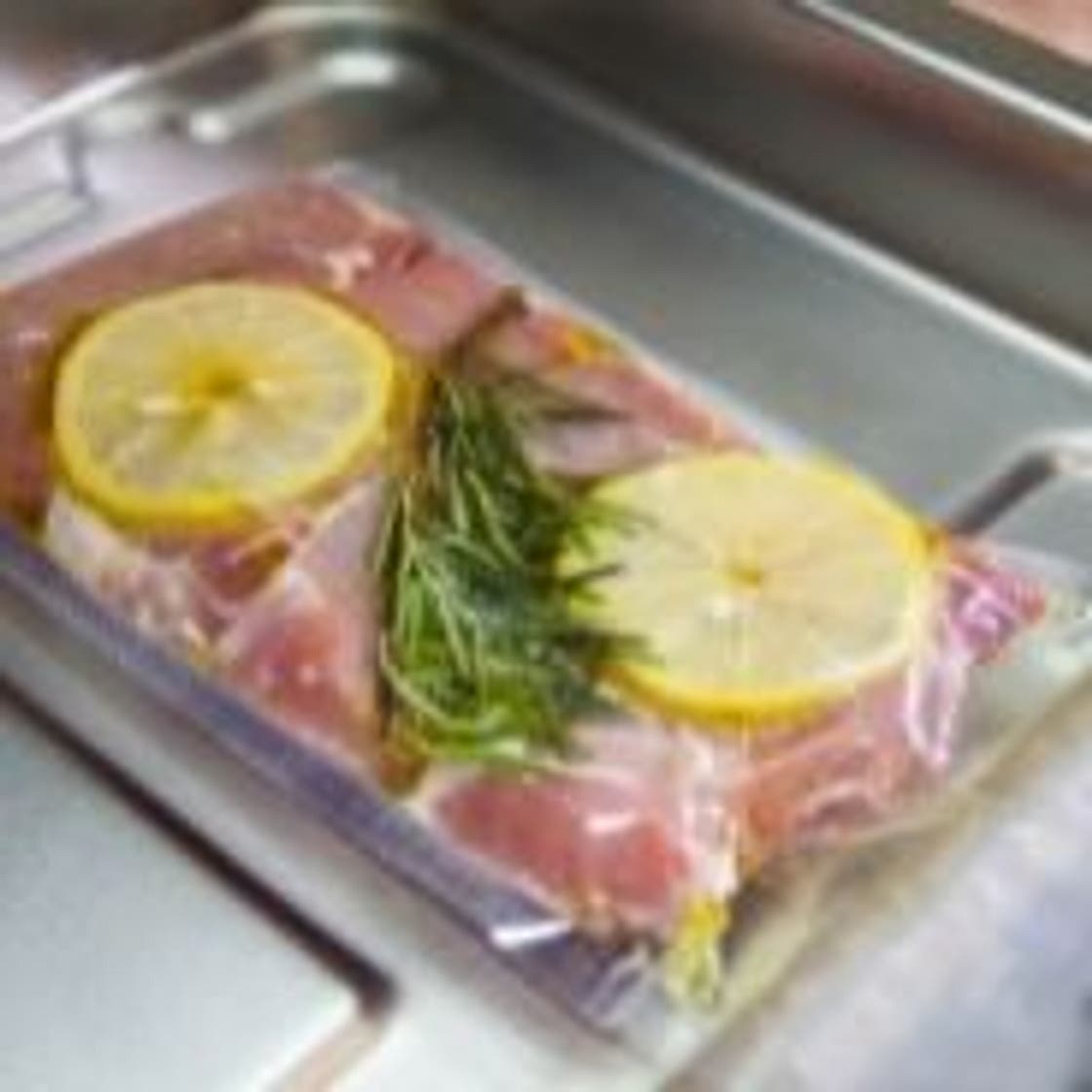 Sous Vide Chicken Breast with Lemon and Herbs