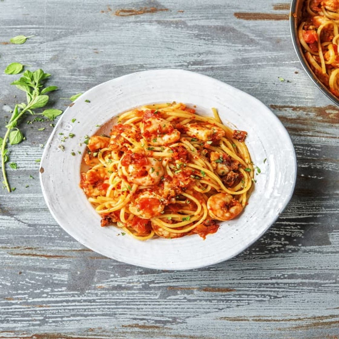 Feisty Shrimp Fra Diavolo