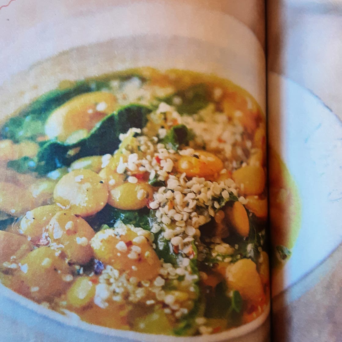 Garlicky Butter Bean Soup With Greens