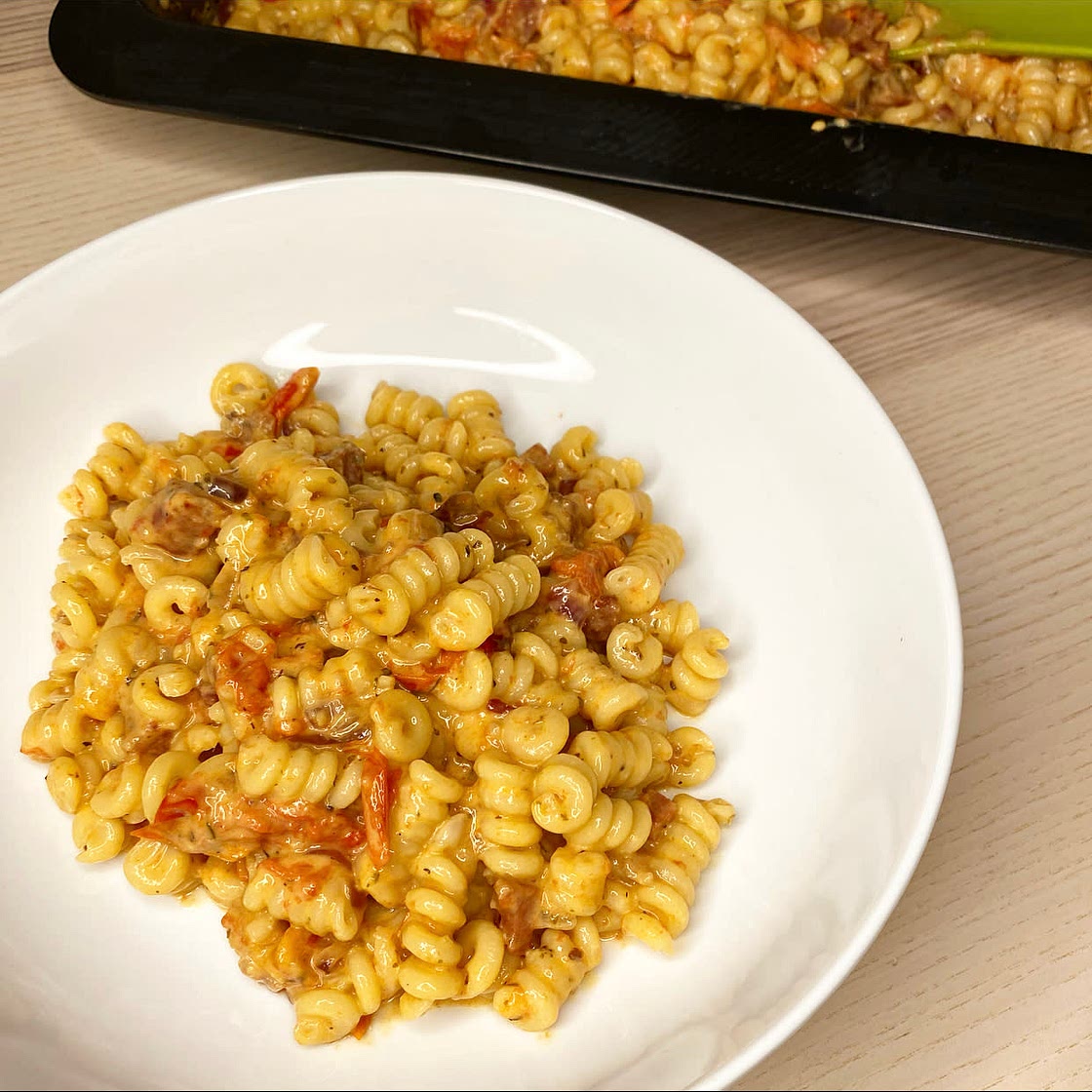 Creamy Chorizo, Tomato & Mascarpone Pasta