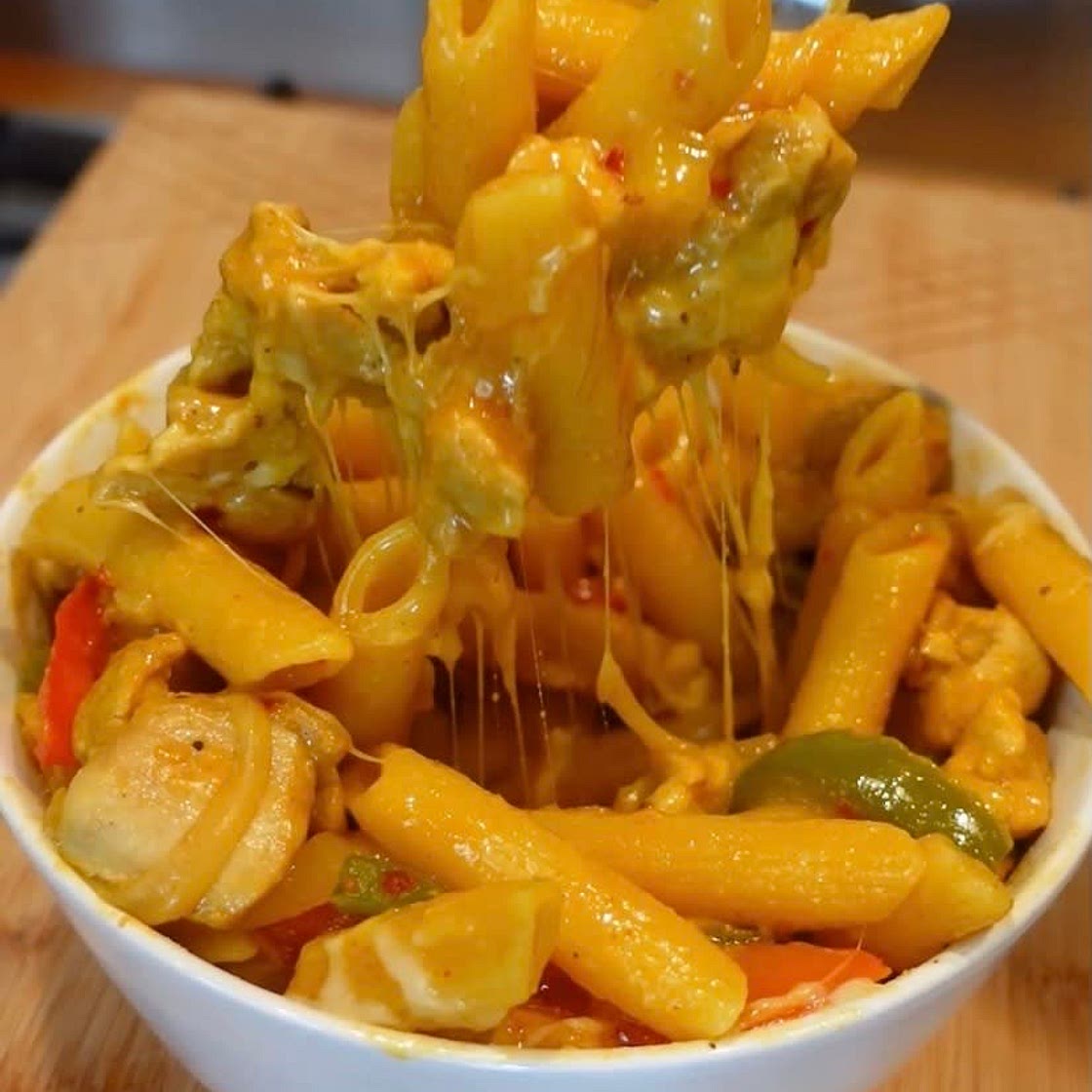 One Pot Fajita Chicken Pasta
