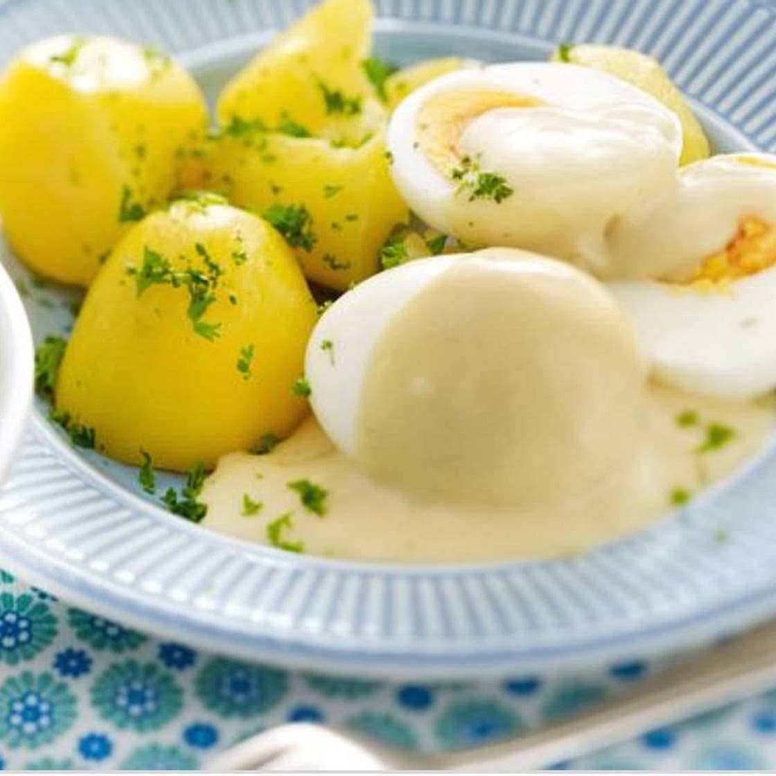 Eier in Sensoße