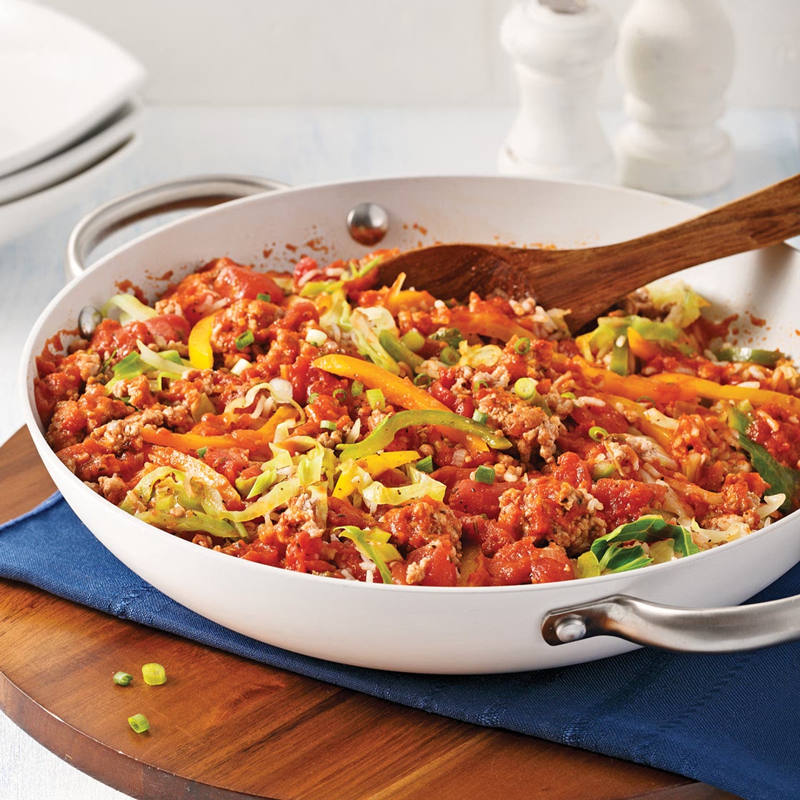 Cigares au chou dans la poêle