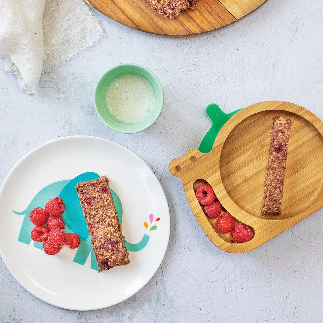 Porridge Fingers with Berries