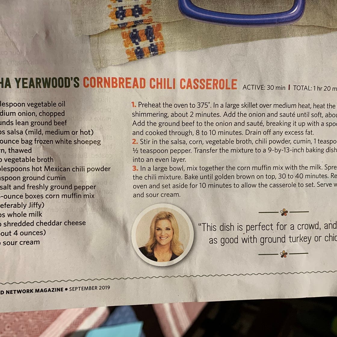 Chili Cornbread Casserole