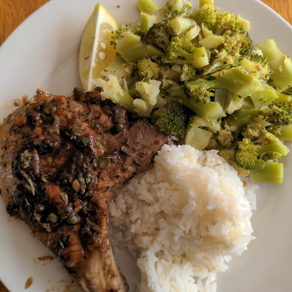 Pork Chops in Lemon-Caper Sauce