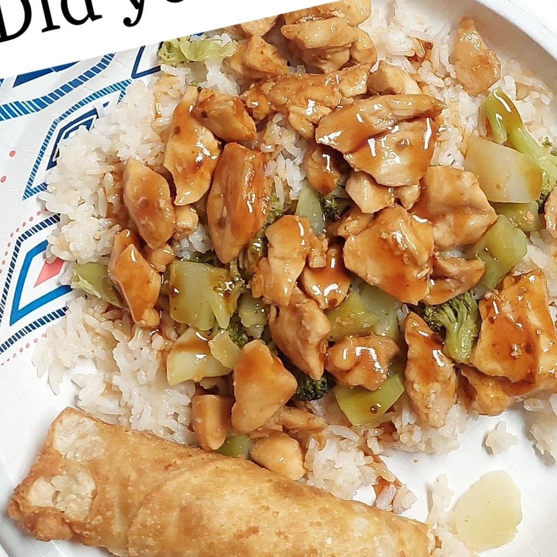 Chicken Terryaki an Rice