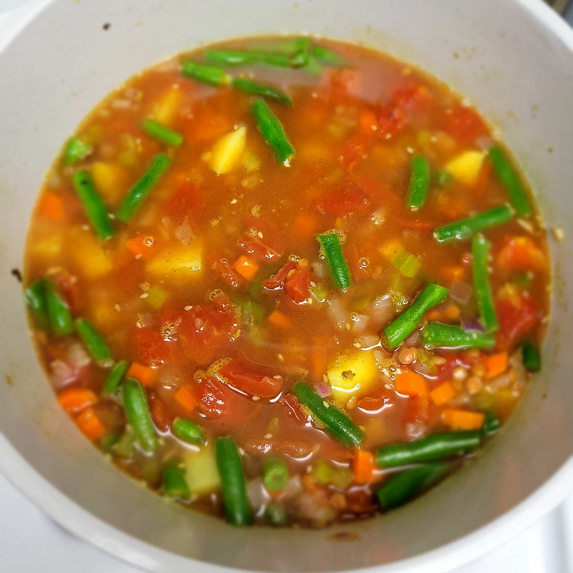 HEARTY VEGAN LENTIL SOUP