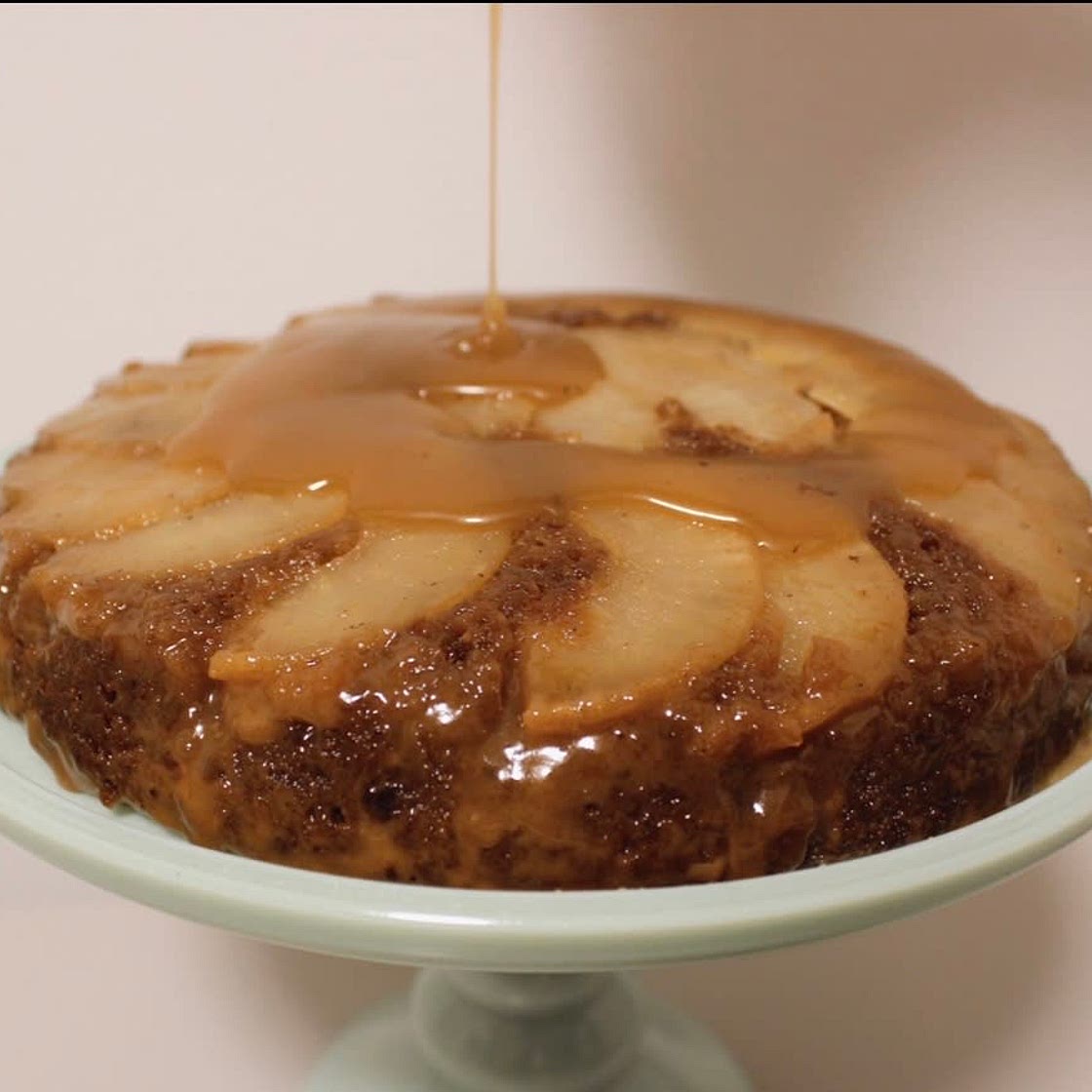 Apple Upside Down Sticky Toffee Pudding