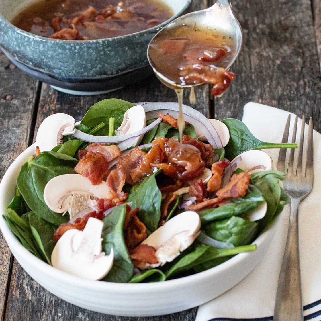 Hot Bacon Dressing