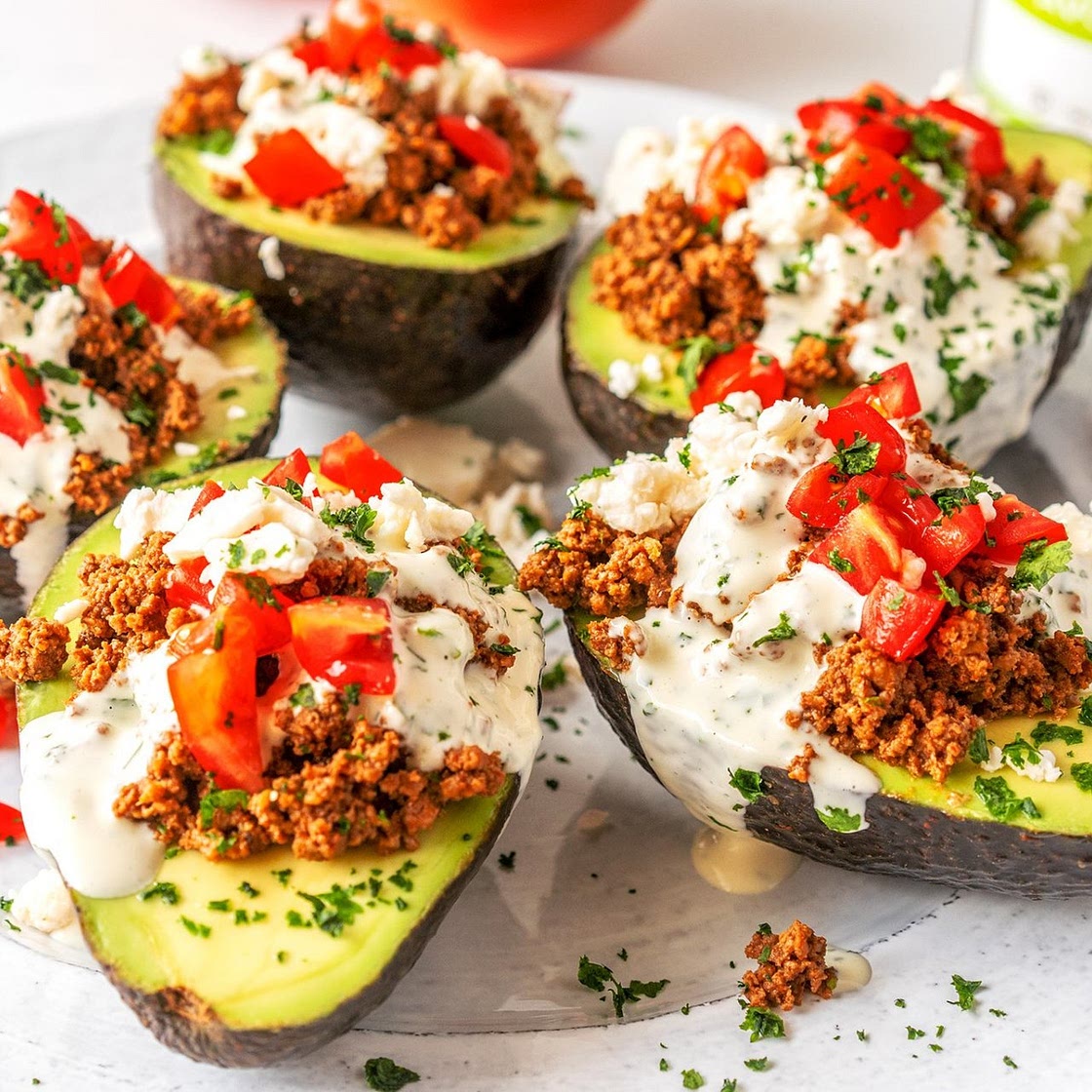 Stuffed Avocado Tacos