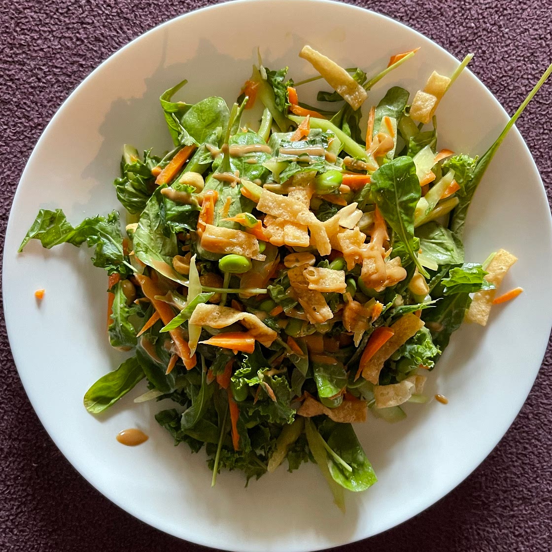 Thai Peanut Salad - High Carb Hannah