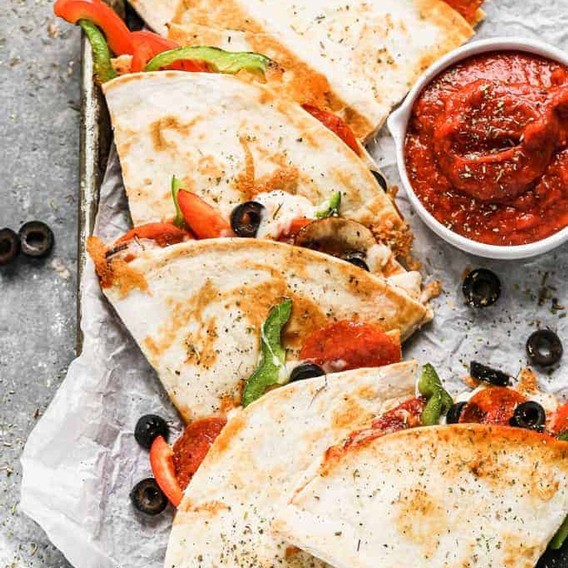 Pizza Quesadilla