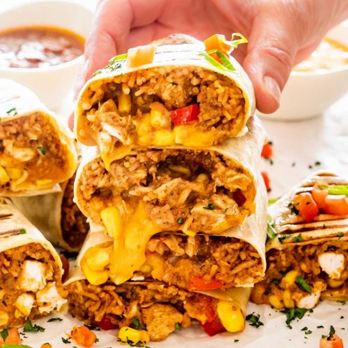 Chicken Burritos