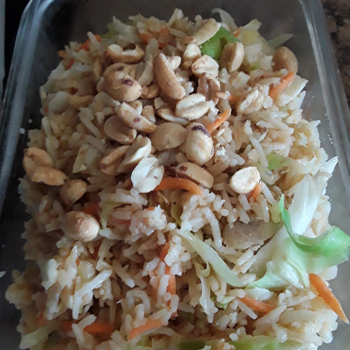 Spicy thai chicken salad