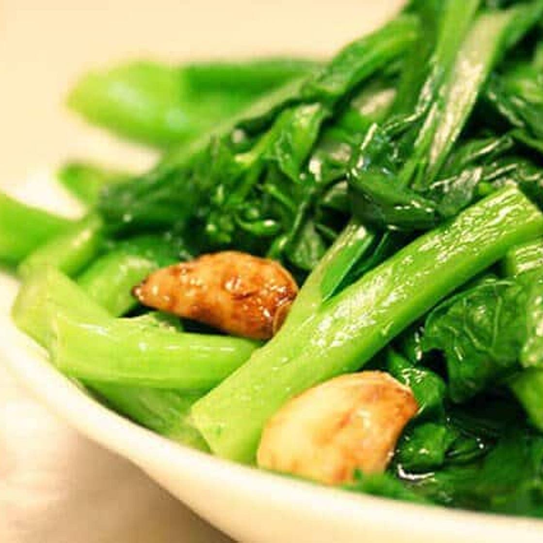 Chinese Greens (Yu Choy) Stir Fry Recipe