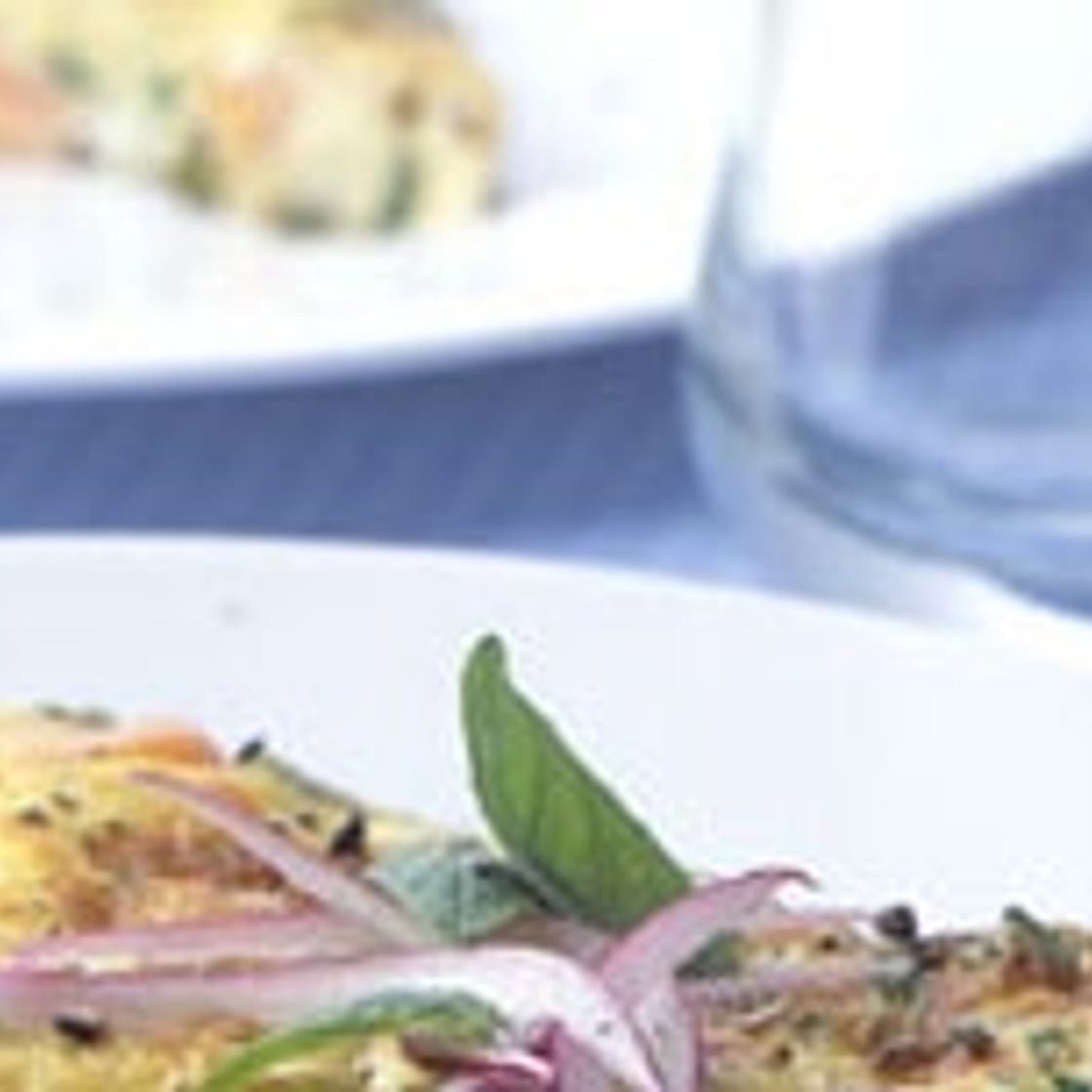 Smoked-Salmon and Cream Cheese Frittata