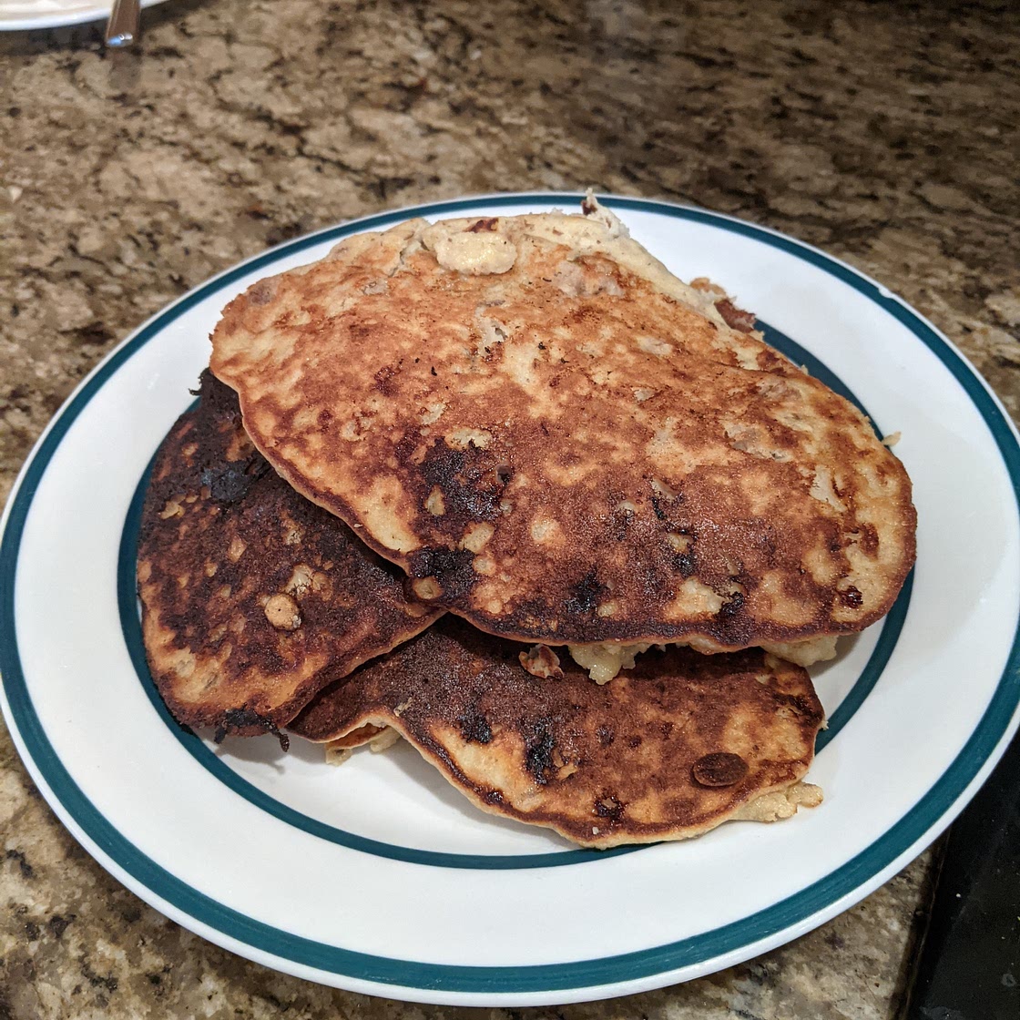 Gluten-free banana pancakes