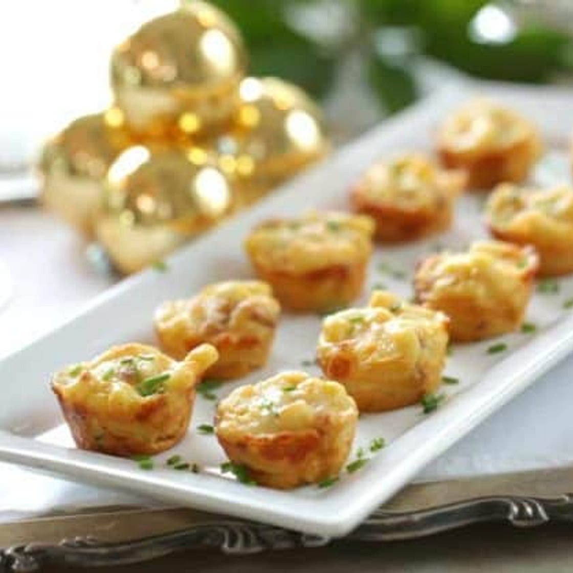 Mac and Cheese Bites with Bacon