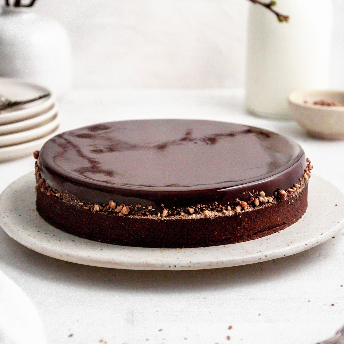 Chocolate, Coffee and Caramel Tart