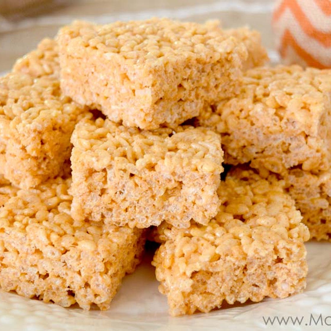 Pumpkin Spice Krispie Treats