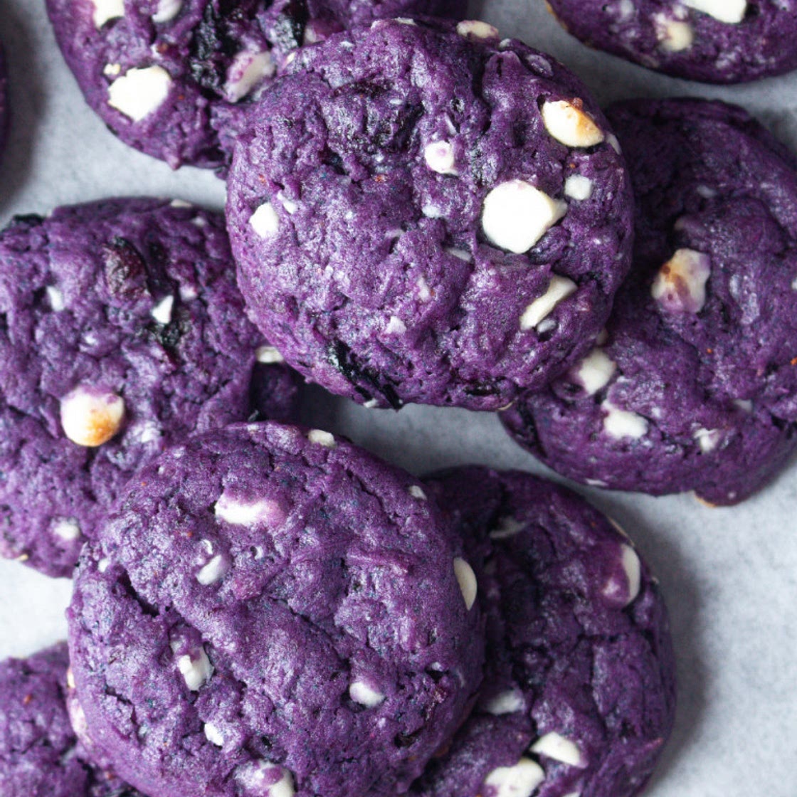 Blueberry White Chocolate Cookies