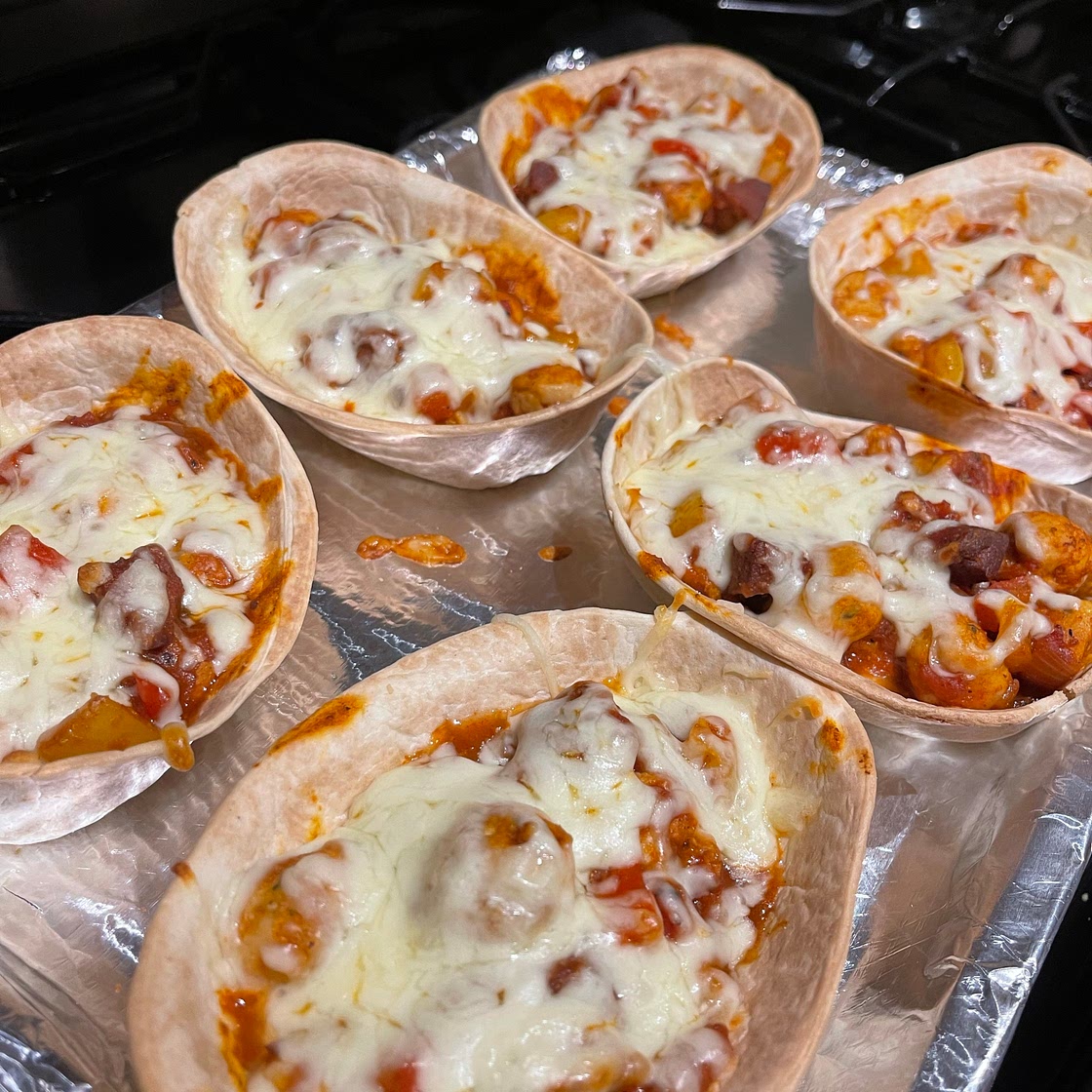 Chicken & Chorizo Taco Boats