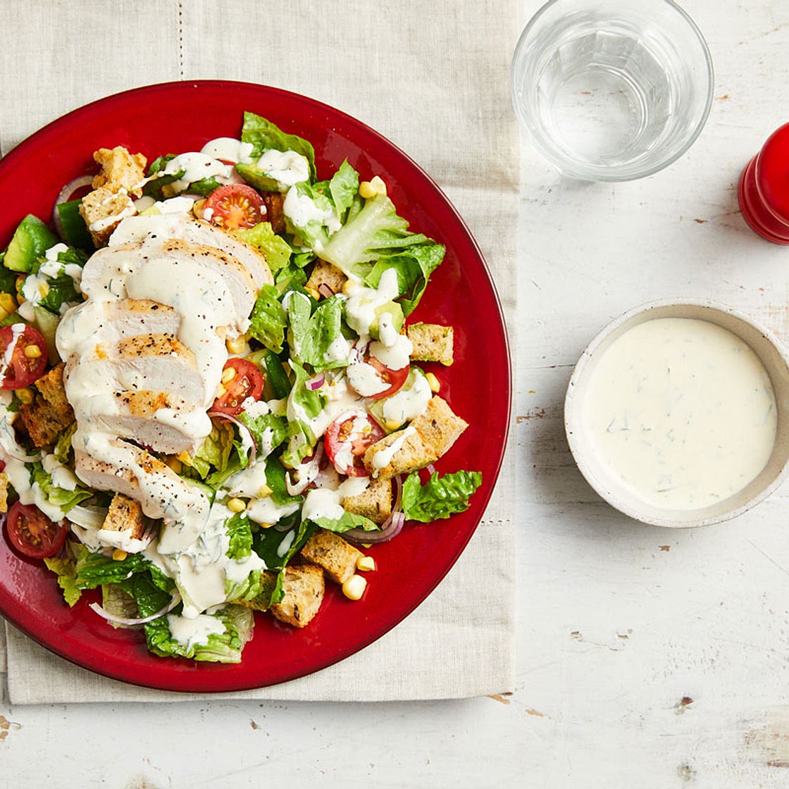 Chicken ranch salad