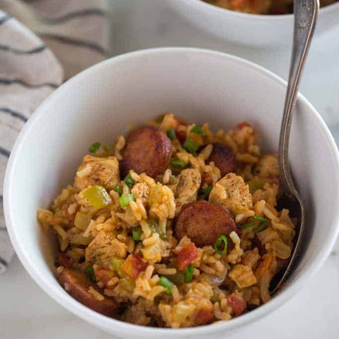 Instant Pot Chicken and Sausage Jambalaya