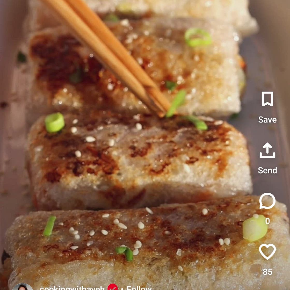 Rice paper dumplings