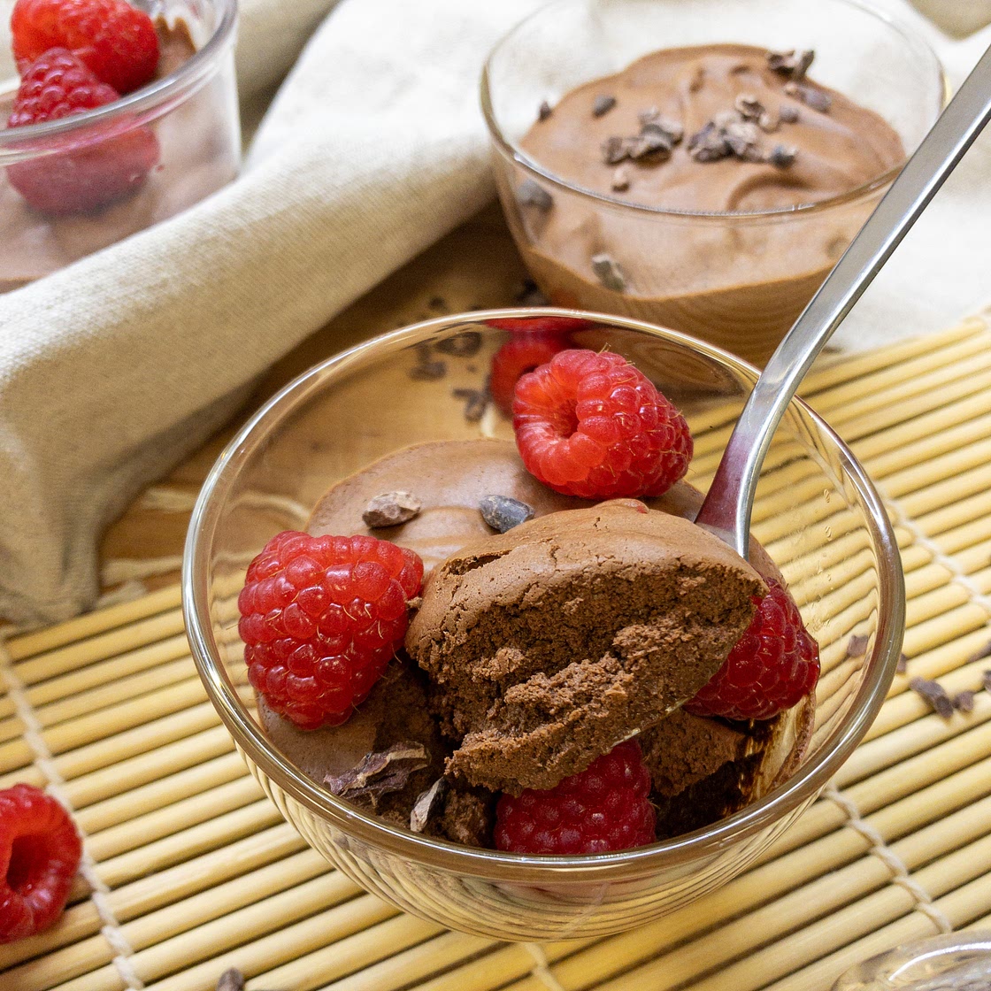 Aquafaba Chocolate Mousse