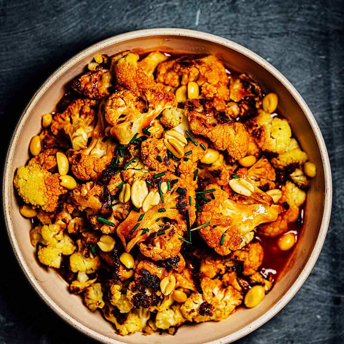 Crispy Cauliflower with Gochujang