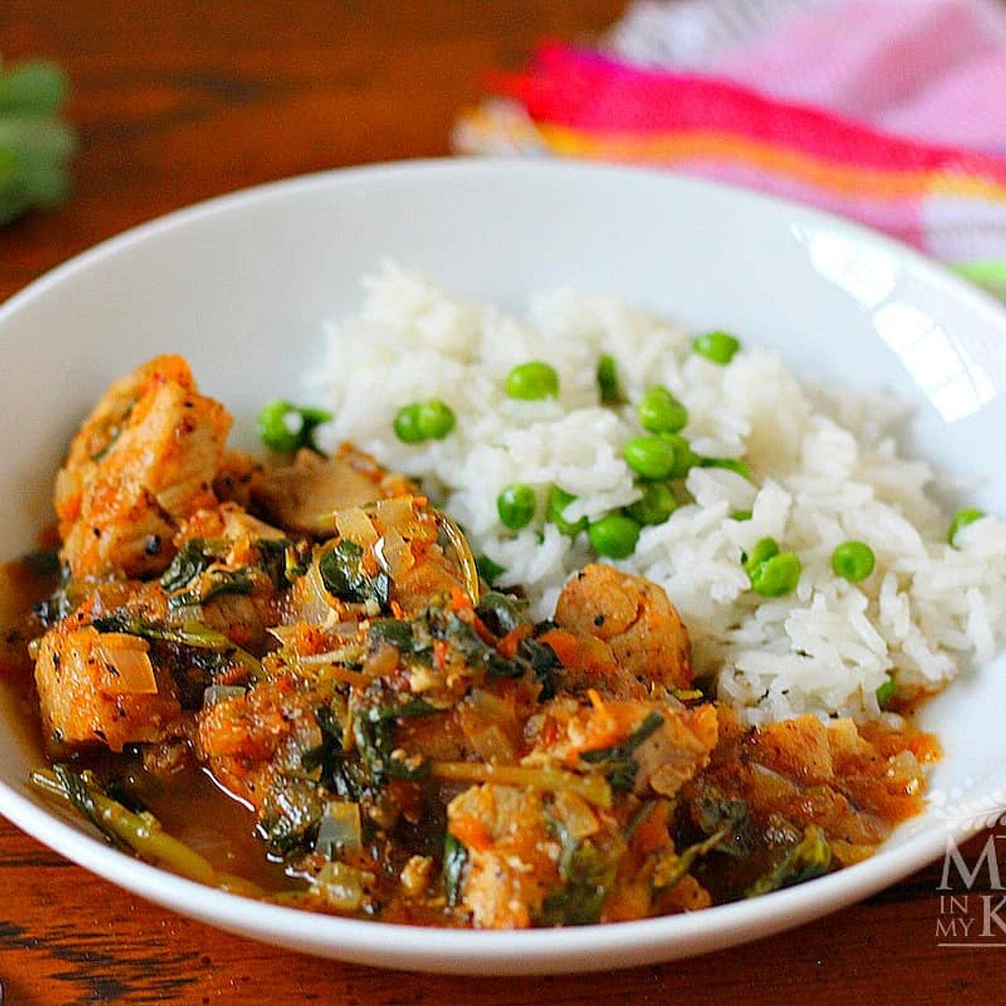 Pork Stew with Purslane
