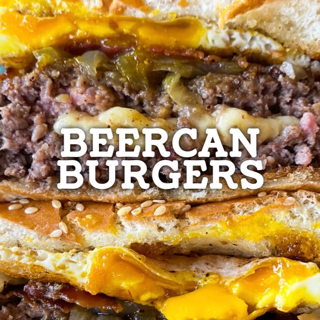 Beer Can Burgers Cookout