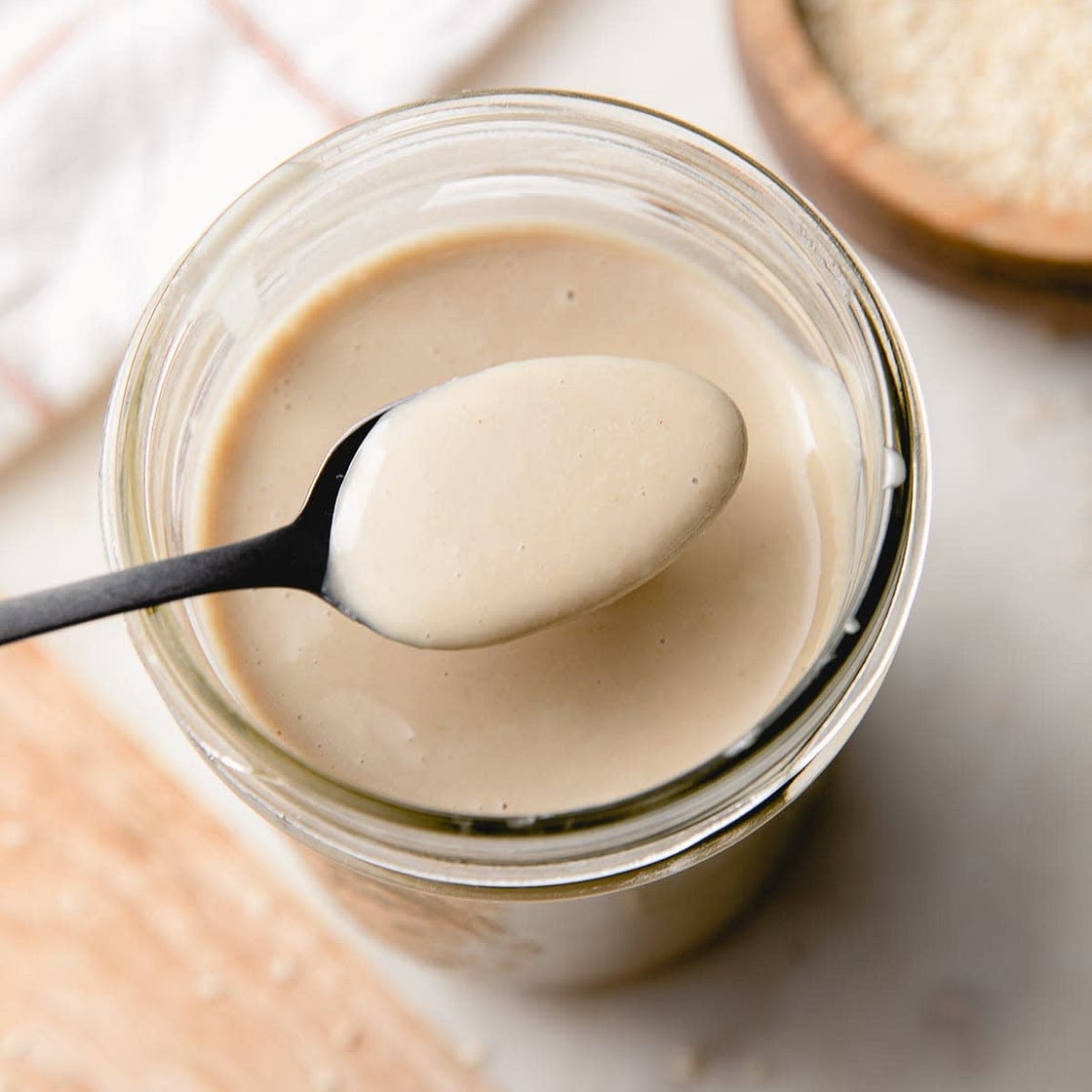 Lemony Tahini Salad Dressing